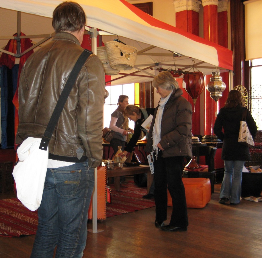 Browsing in the Moroccan bazaar